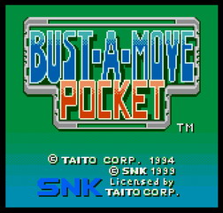 Bust-A-Move Pocket(C) 1999 SNK/Taito