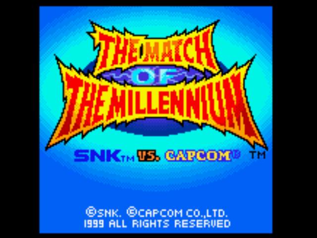 SNK vs. Capcom - The Match of the Millennium (C) 1999 SNK/Capcom