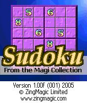 Sudoku (C) 2005 ZingMagic