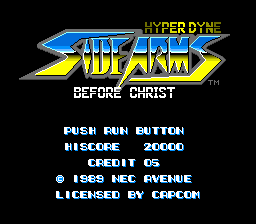 Side Arms - Hyper Dyne Special: Before Christ (c) 1989 NEC Avenue