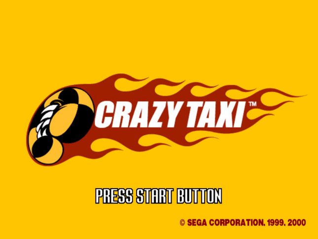 Crazy taxi (C) 1999 Sega
