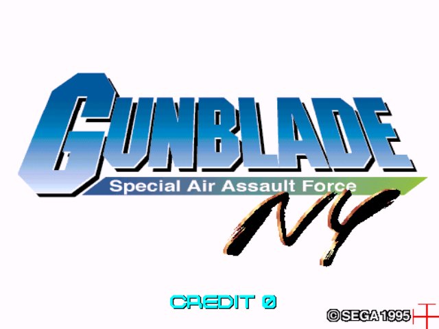 Gunblade NY (C) 1995 Sega
