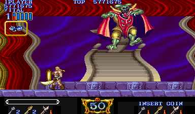 Magic Sword - Heroic Fantasy (C) 1990 Capcom