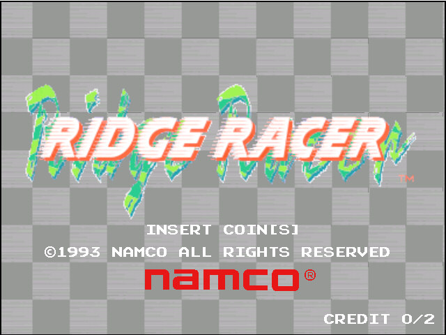 Ridge Racer (C) 1993 Namco