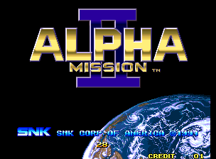 Alpha Mission II (C) 1991 SNK