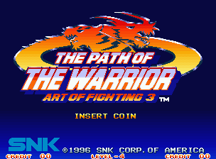 Art of Fighting 3 - The Path of the Warrior (C) 1996 SNK
