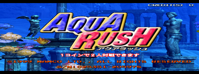 Aqua Rush (C) 1999 Namco