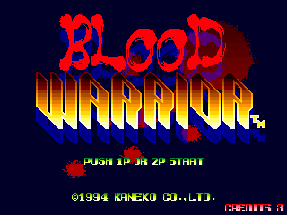 Blood Warrior (c) 1994 Kaneko