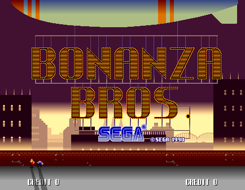 Bonanza Bros. (C) 1990 Sega