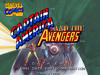Captain America and the Avengers (C) 1991 Data East