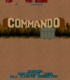 Commando (C) 1985 Capcom
