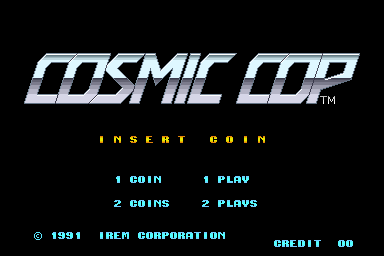 Cosmic Cop (C) 1991 Irem