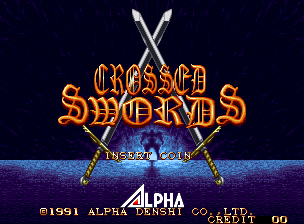 Crossed Swords (C) 1991 Alpha Denshi