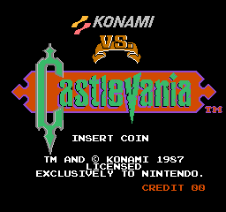 Vs. Castlevania (C) 1987 Konami