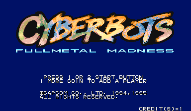 Cyberbots: Full Metal Madness (C) 1995 Capcom