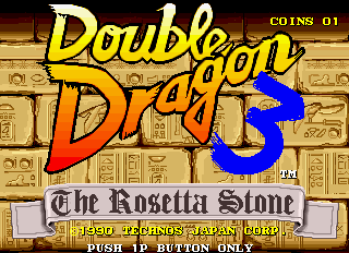 Double Dragon 3 - The Rosetta Stone (C) 1990 Technos
