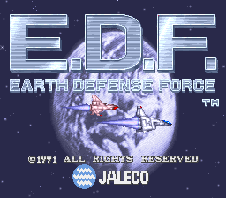 Earth Defense Force (C) 1991 Jaleco