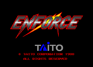 Enforce (C) 1988 Taito