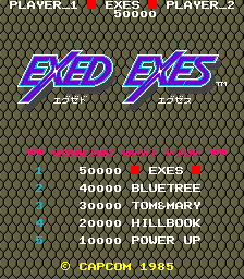 Exed Exes (C) 1985 Capcom