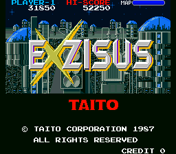 Exzisus (C) 1987 Taito