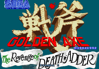 Golden Axe - The Revenge of Death Adder (C) 1992 Sega
