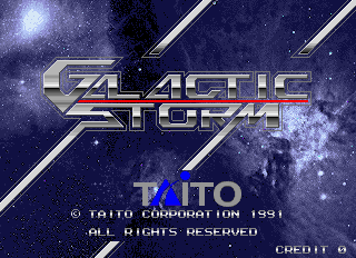 Galactic Storm (c) 1991 Taito