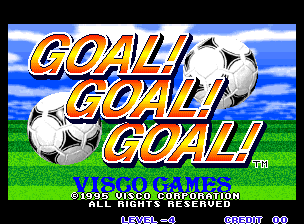 Goal! Goal! Goal! (C) 1995 Visco games