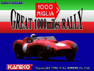 1000 Miglia: Great 1000 Miles Rally (C) 1994 Kaneko