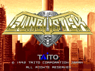 Gunbuster (C) 1992 Taito