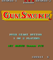 Gun.Smoke (C) 1985 Capcom