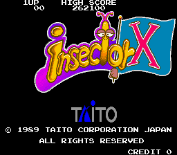 Insector X (C) 1989 Taito