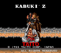 Kabuki-Z (C) 1988 Taito