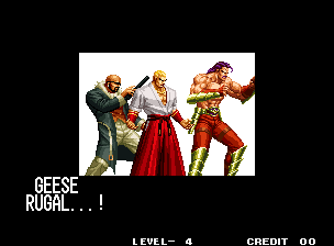 NBA Jam (the book) on X: The Boss Team -- Mr. Big, Geese Howard, and  Wolfgang Krauser -- poses in The King of Fighters '96 promo art.   / X