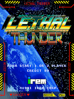 Lethal Thunder (C) 1991 Irem