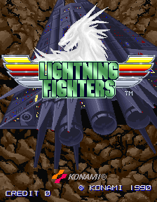 Lightning Fighters (C) 1990 Konami