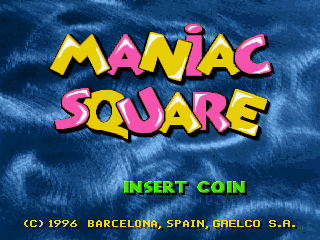 Maniac Square (C) 1996 Gaelco