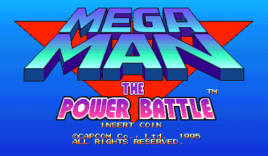 Megaman - The Power Battle (C) 1995 Capcom