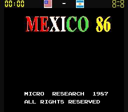 Mexico 86 (c) 1987 Micro Research