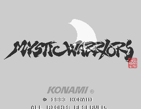 Mystic Warriors (C) 1993 Konami