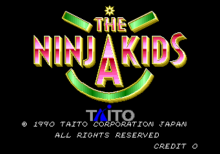 The Ninja Kids (C) 1990 Taito