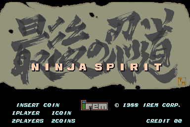 Ninja Spirit (C) 1988 Irem