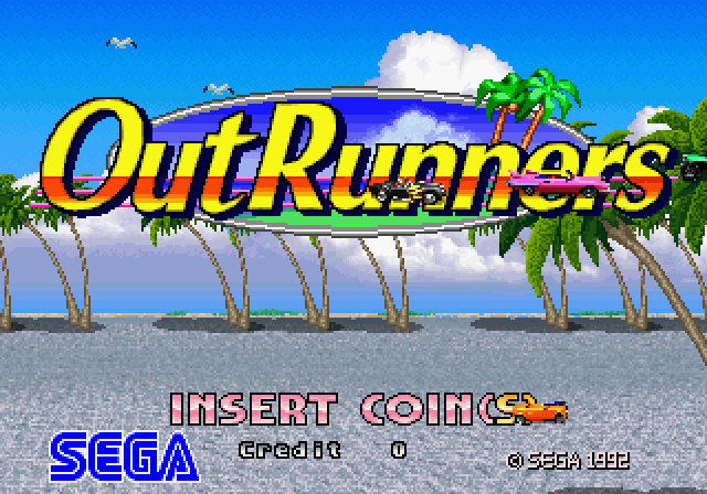 Outrunners (C) 1992 Sega