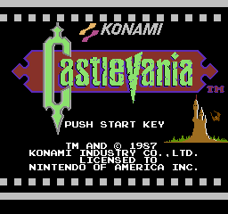 Castlevania (c) 1987 Konami