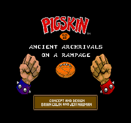 Pigskin 621AD - Ancient Archrivals on a Rampage (c) 1990 Midway