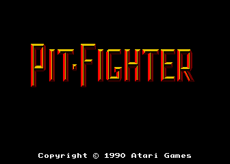 Pit Fighter (C) 1990 Atari