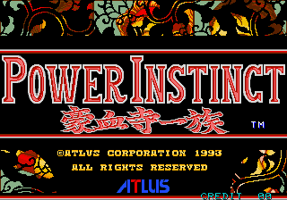 Power Instinct (C) 1993 Atlus