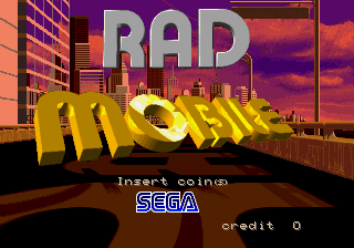 Rad Mobile (C) 1990 Sega