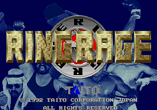 Ring Rage (C) 1992 Taito