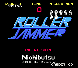 Roller Jammer (c) 1984 Nichibutsu / Alice