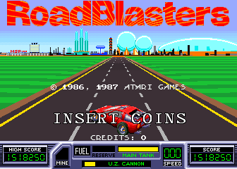 Road Blasters (C) 1987 Atari